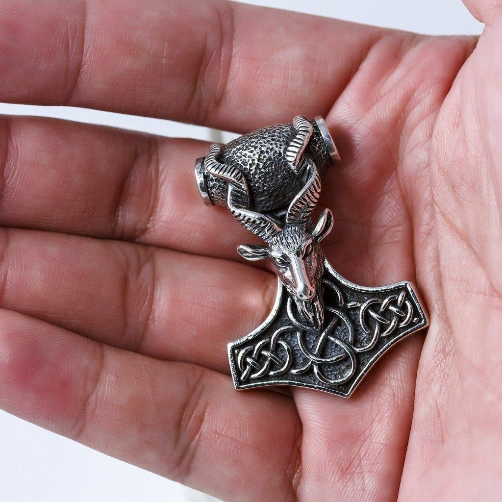 Mjolnir Necklace in 925 Sterling Silver – TheWarriorLodge